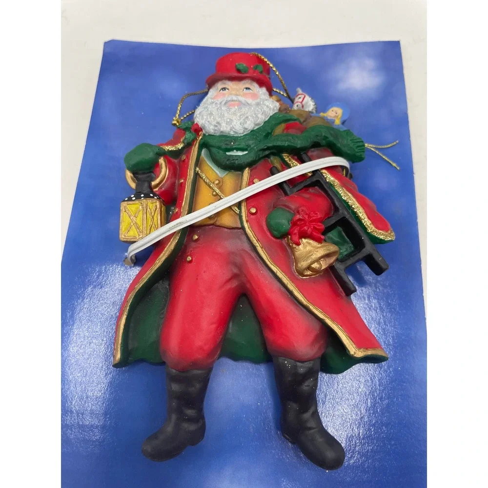 World of‎ Santas Dickens Collection Santa Claus Christmas Ornament Lantern Bell